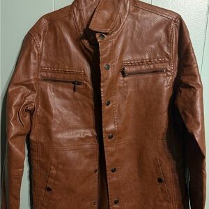 Men's Brown Leather Jacket